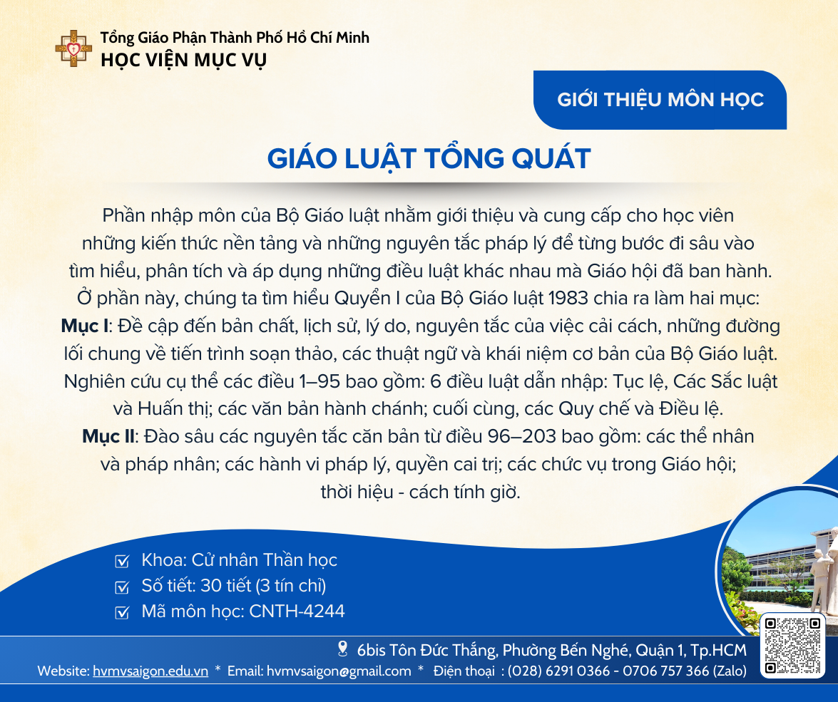 Giáo luật tổng quát